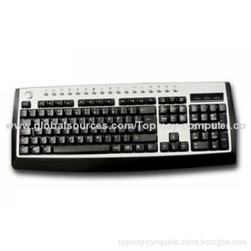 Multimedia Keyboard with PS/2 Interface, Portable Style, Easy Web Navigation and Scrolling Wheel